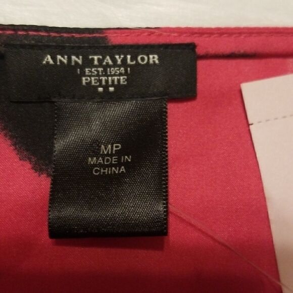 Ann Taylor Petitie Floral Print Blouse-MP - Picture 5 of 6